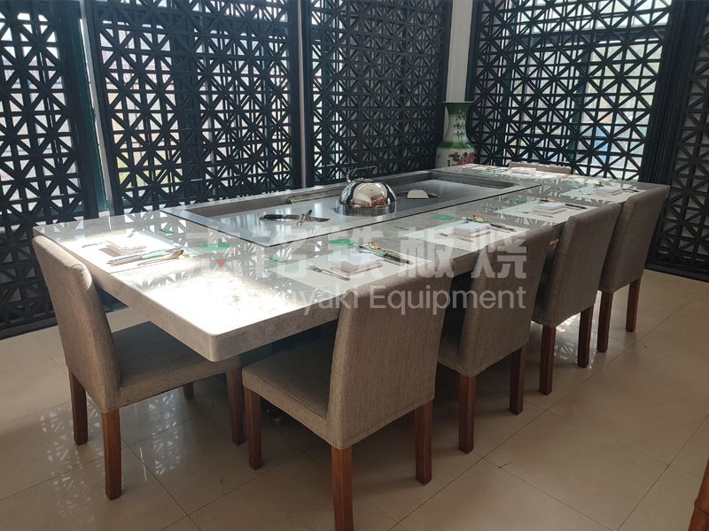 志銘鐵板燒設備大理石臺面圖片大全